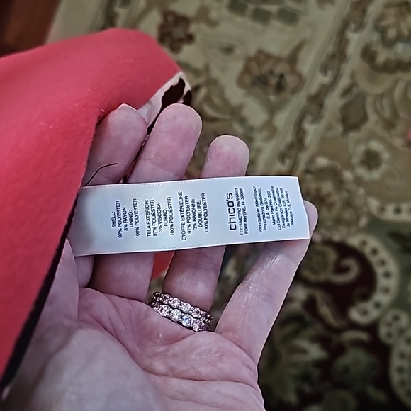 Chicos burnt orange blazer - Picture 4 of 8